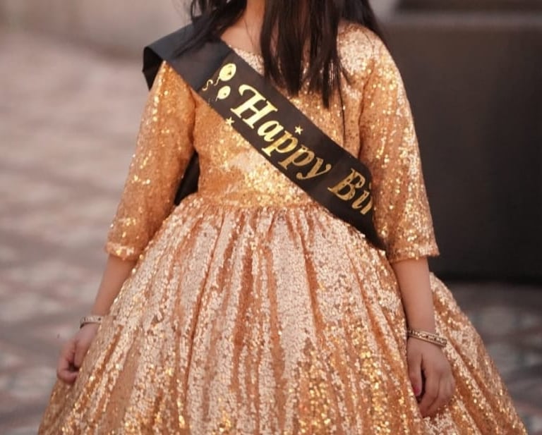 birthday theme dress, indian frocks for girls