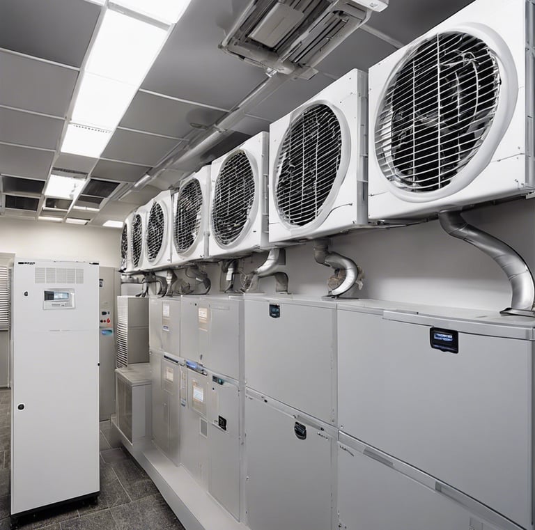 a crane that is hanging from the side of a building