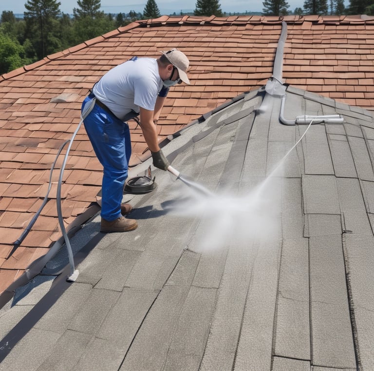 Commercial building exterior cleaned, enhancing curb appeal.