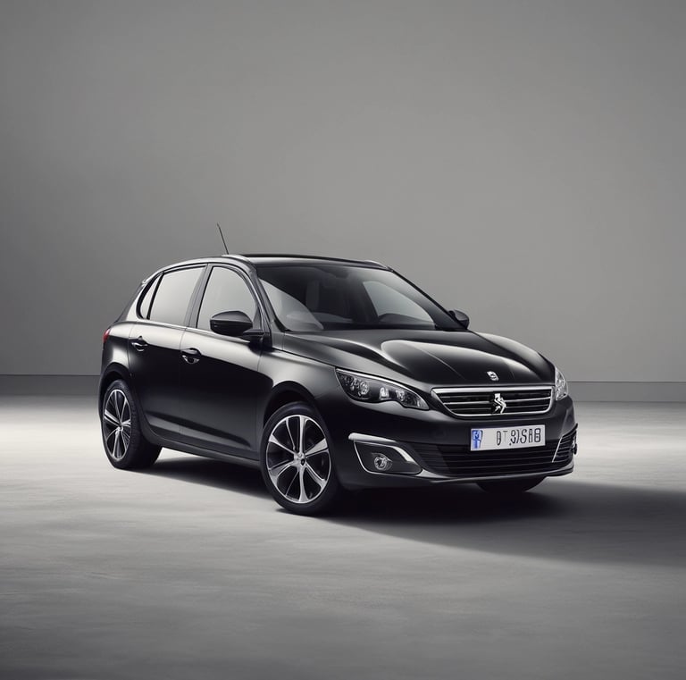 A sleek and modern car showroom featuring a line of luxury SUVs. The vehicles are displayed on a glossy white tiled floor under bright lighting, which enhances their metallic finishes. The cars are positioned in a spacious and well-lit environment, possibly indicating a high-end automobile dealership.