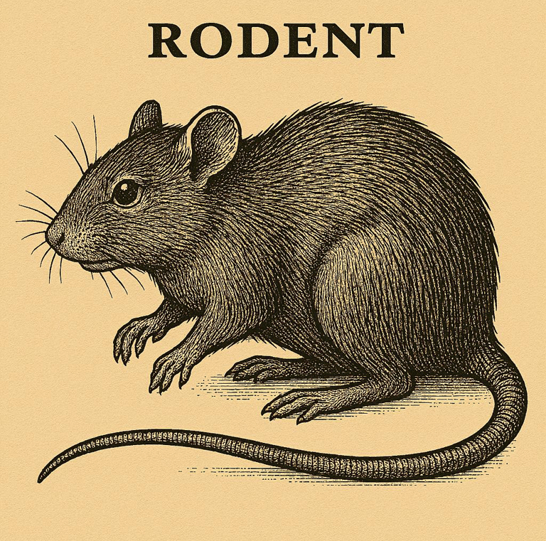 Image of a rodent which Treat Pest Control Service takes care of