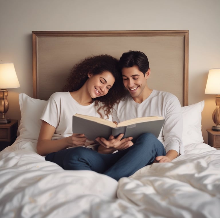 A cozy reading nook with a warm blanket and a steaming cup.
