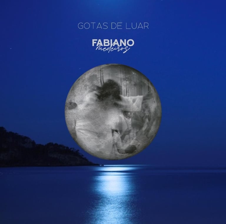 capa do single "Gotas de luar" - Fabiano Medeiros
