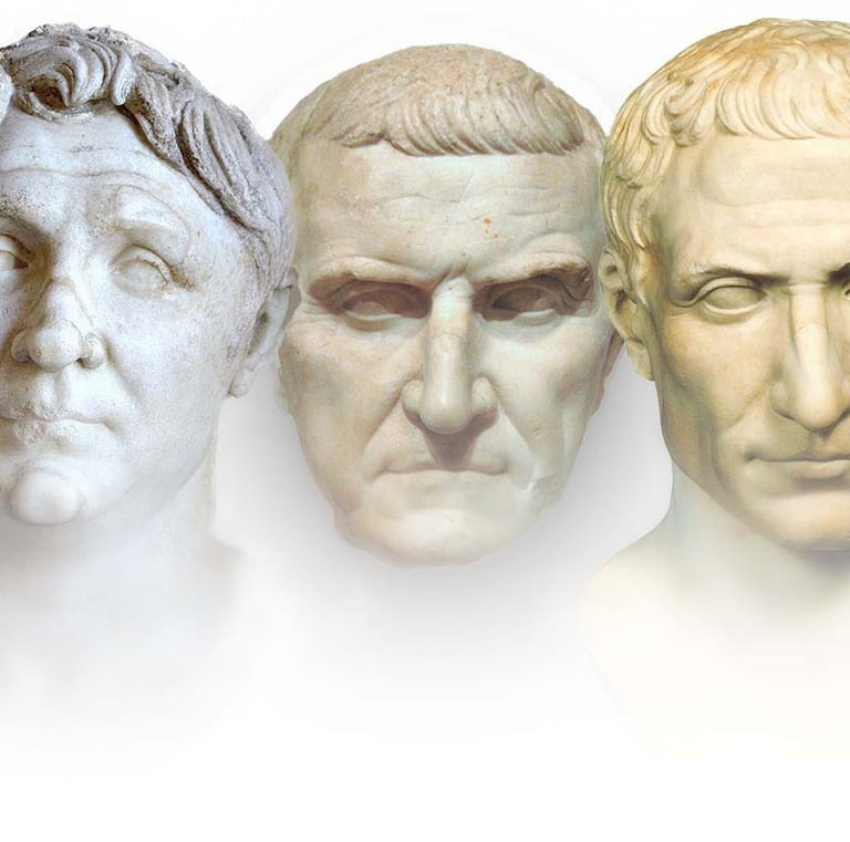 craso pompeyo y cesar