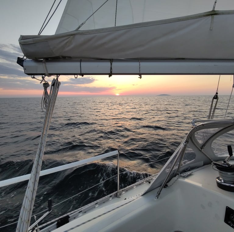 Sonnenuntergang Ostsee, Sverige