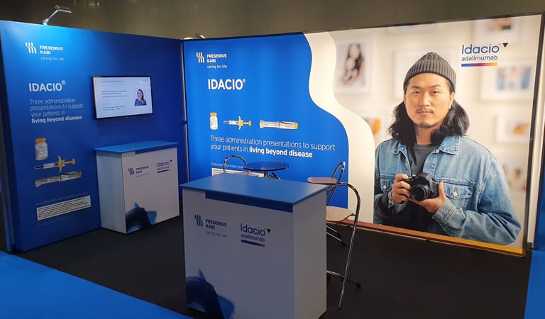 Backlit Eco Friendly Exhibition Stand 5m x 3m