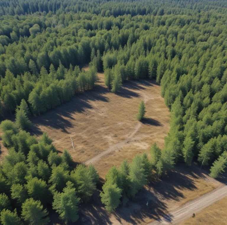 land excavation of home building