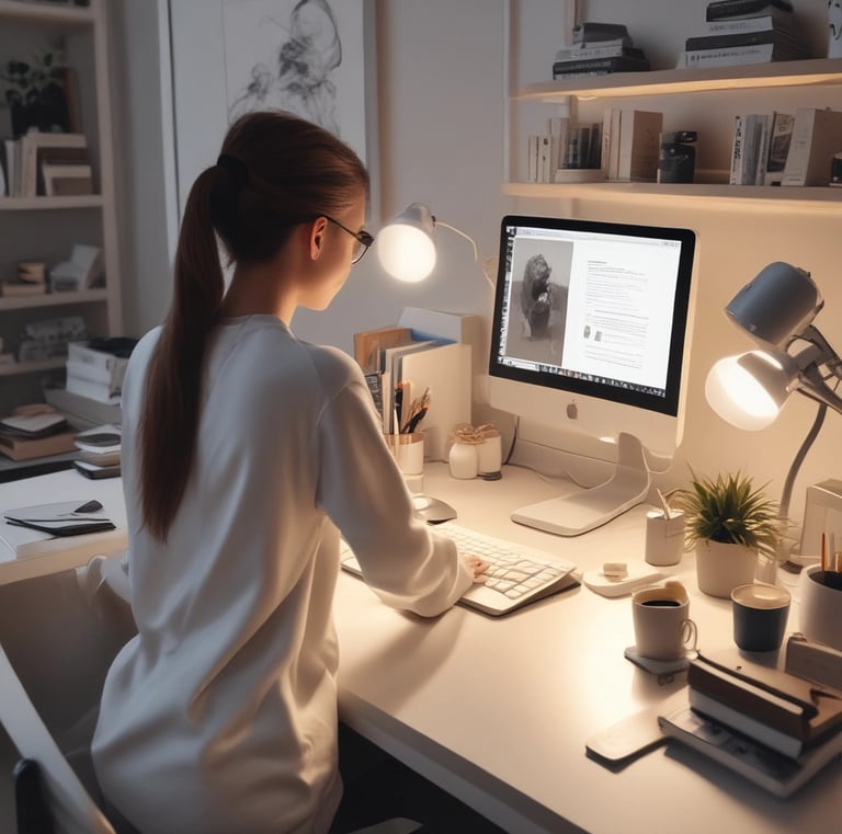 Several cans of flavored coffee, including charcoal and sea salt varieties, are arranged on a wooden table. The packaging features vibrant and colorful designs with cartoon characters. A box in the background displays more coffee cans, and some blurred text appears on a wall.