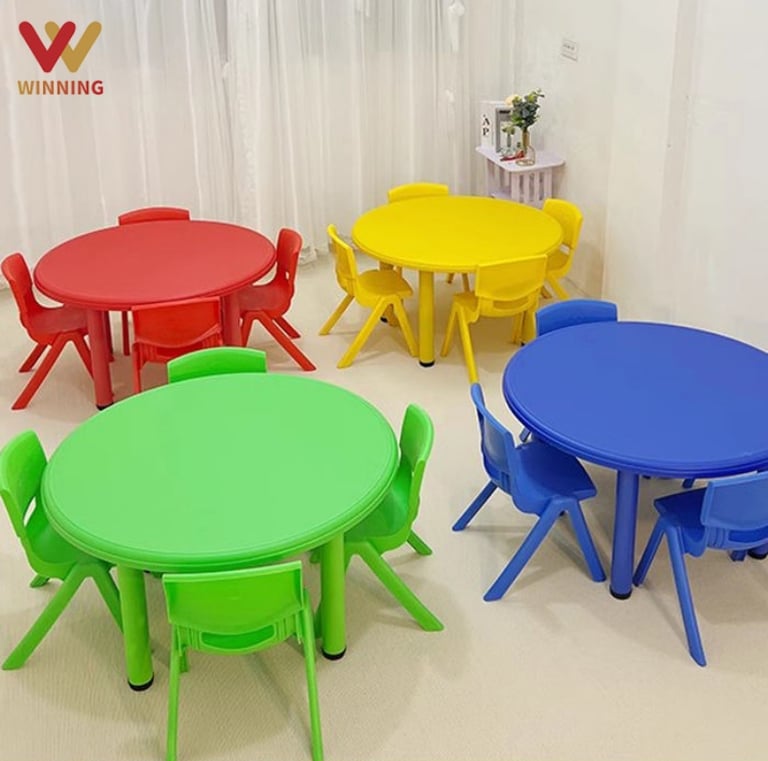 plastic round tables for kids, kids round table