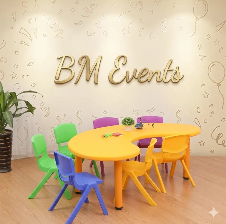moon shap tables for kids