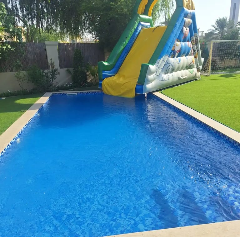 water slide for swimming pool