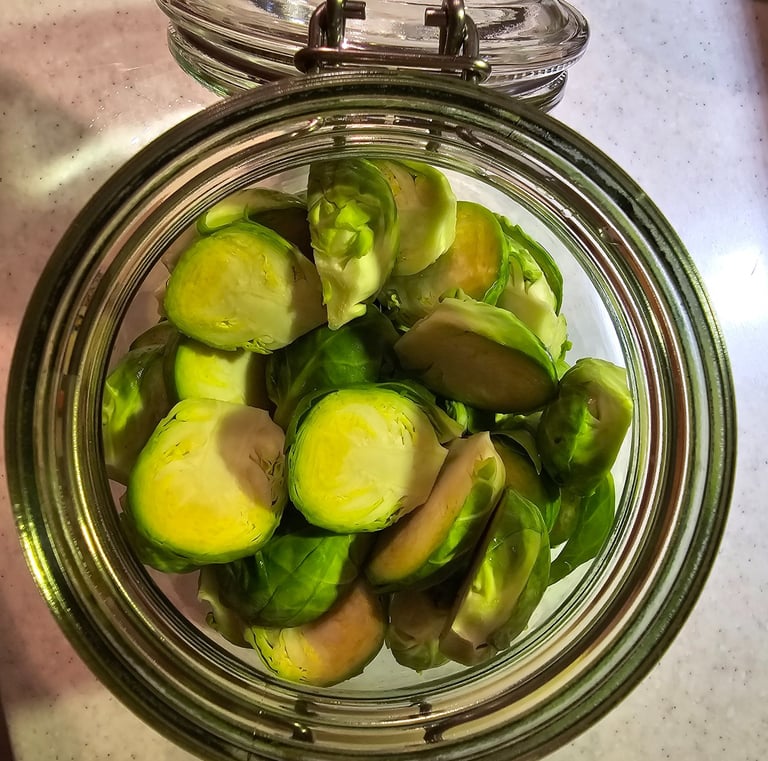 fermented brussel sprouts