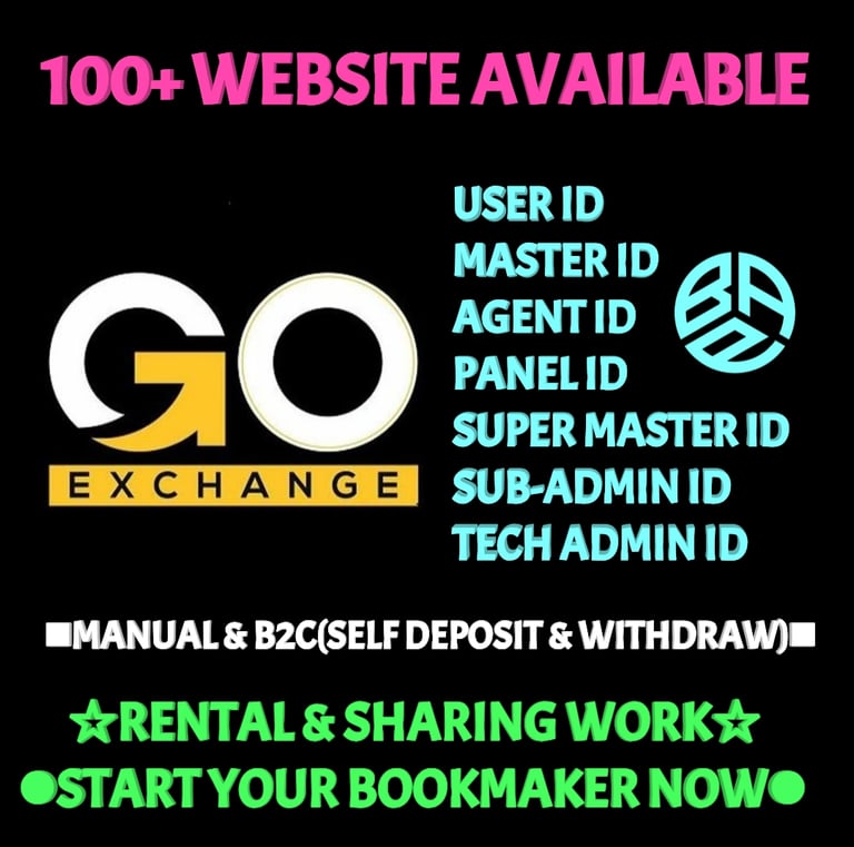 ONLINE CRICKET BETTING ID AVAILABLE DL MDL SMDL MASTER ID SUPER MASTER ID ADMIN ID AVAILABLE 