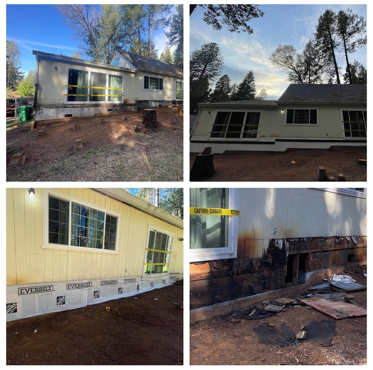 siding rot, installed new siding James Hardie 