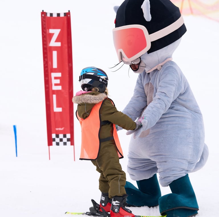 kinder ski kurs für 3 - 4 jährige