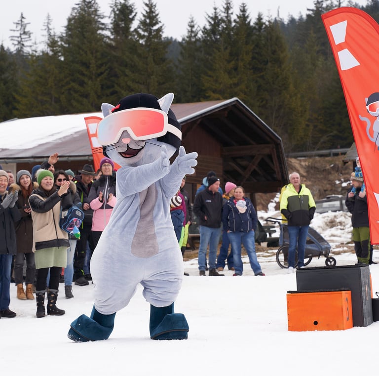 kinder ski kurs mit Ski und Snowbaordschule Katznekopf