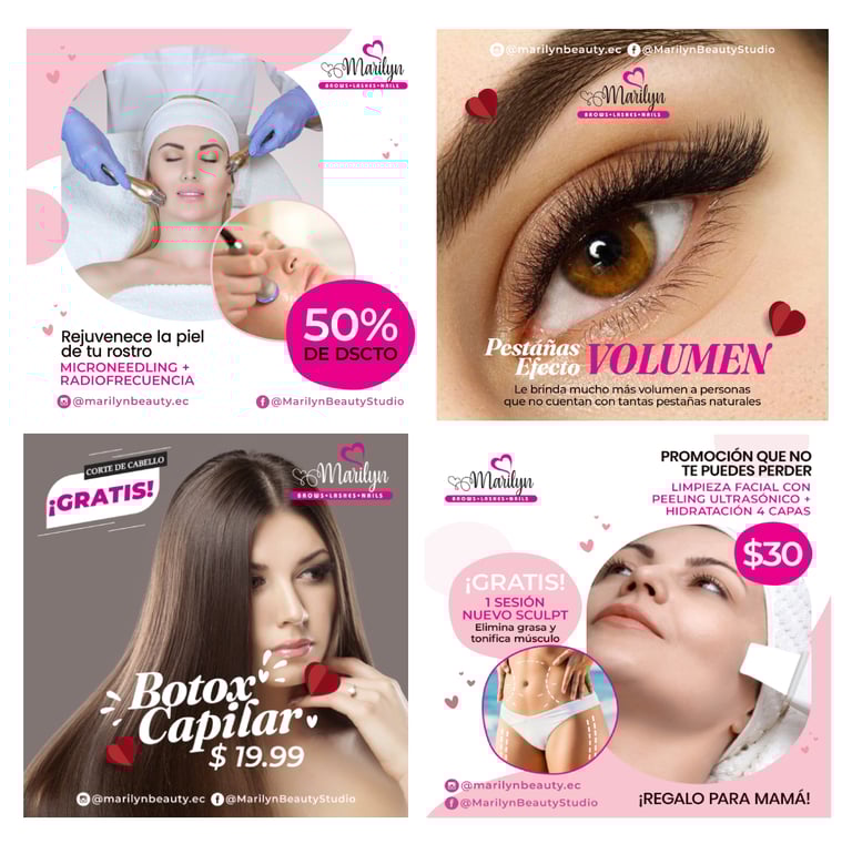 Marketing en Redes Sociales - Marilyn Studio