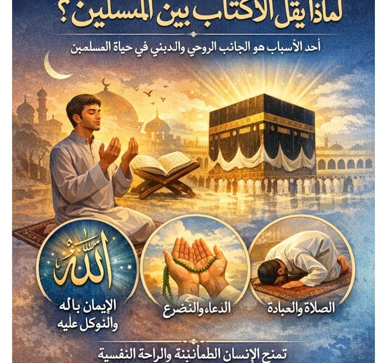 🧠 لماذا يقل الاكتئاب بين المسلمين؟
