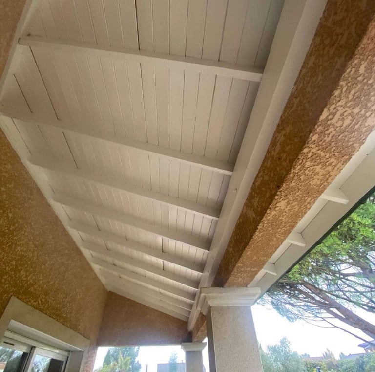 Rénovation peinture extérieure blanc