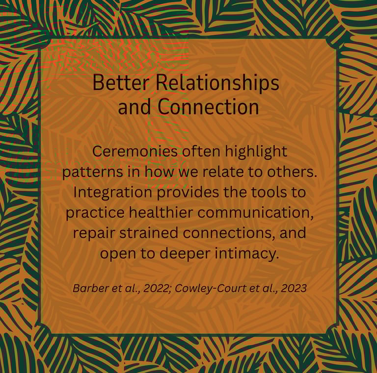 Integration: Better relationships and connections