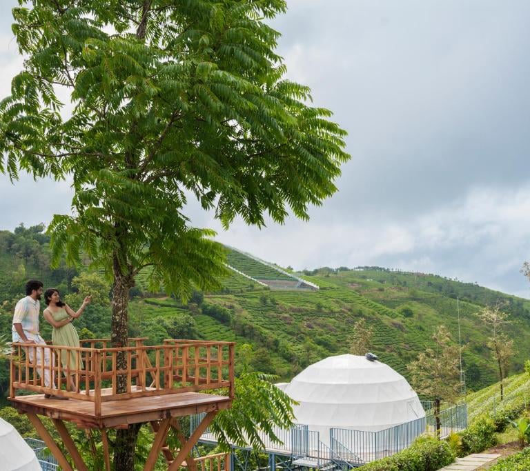 Monticle Glamps, located in Vattapathal, Vagamon
