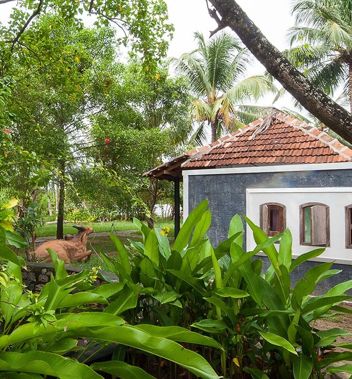 Kayal is a boutique island retreat, located in the backwaters of Kerala.