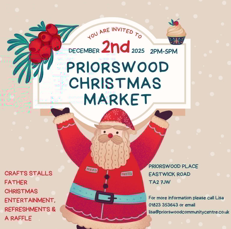 Priorswood Christmas Market Taunton Santa