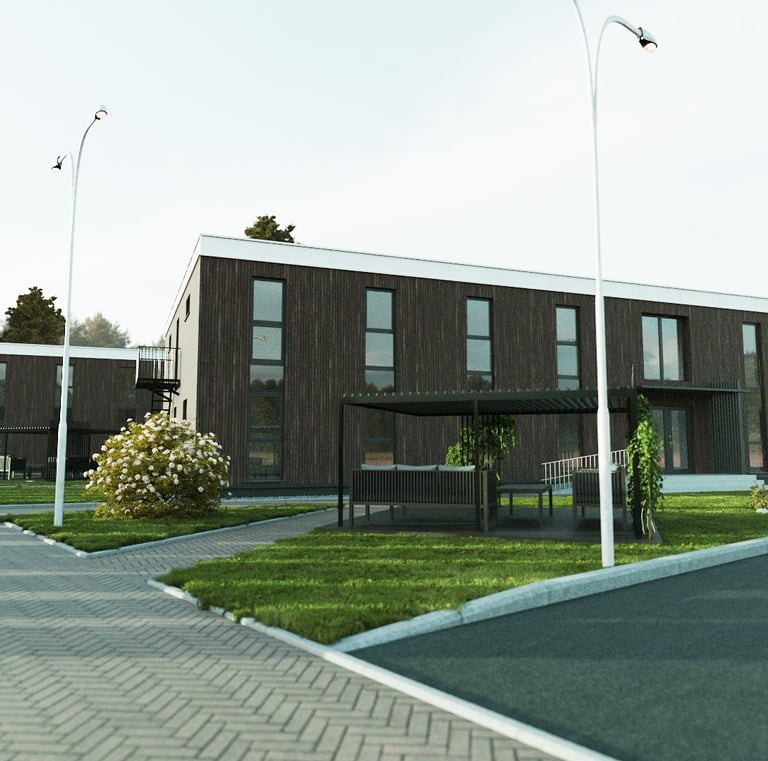 Nemuno senelių namų pastatai