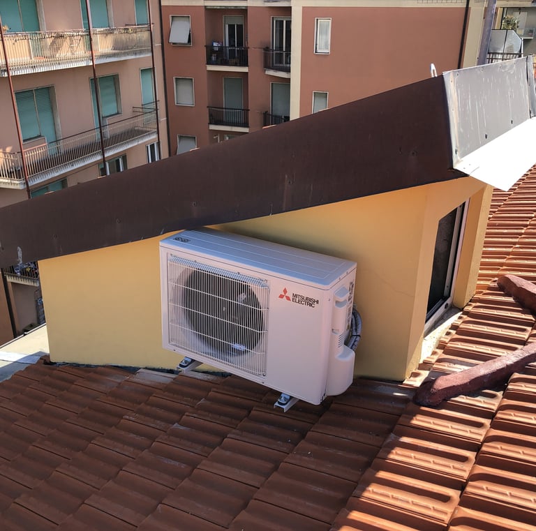 unità esterna aria condizionata Mitsubishi Electric
