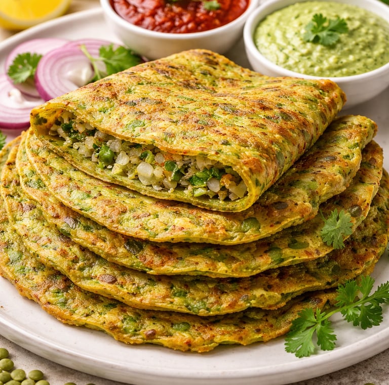 Aarog green lentil chilla mix