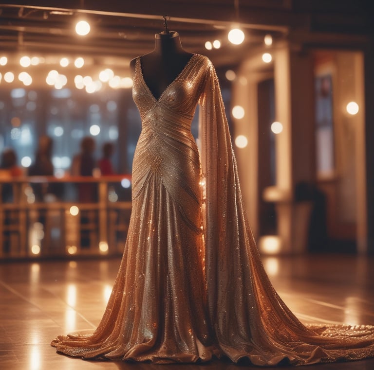 A neatly folded stack of colorful kurtas showcasing detailed patterns and textures.