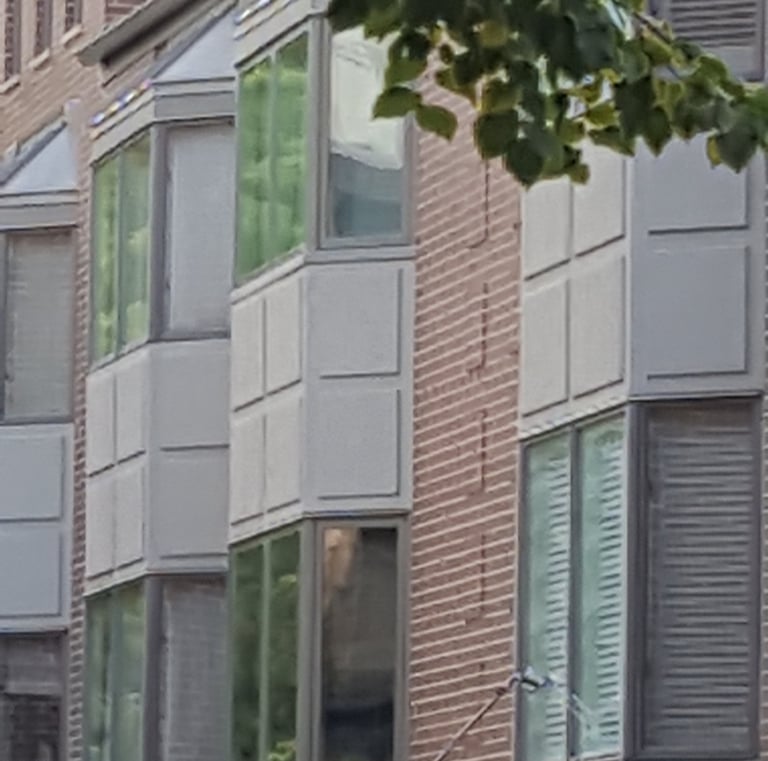 many clean windows in a row
