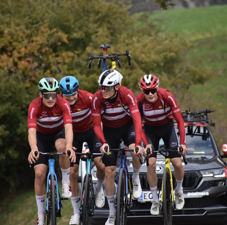 Danemark, Jonas Vingegaard, Skjelmose , Championnats d'europe de cyclisme sur route