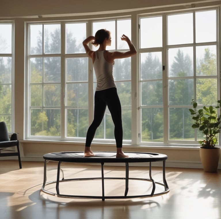 A joyful woman smiling with glowing skin, basking in soft natural light.