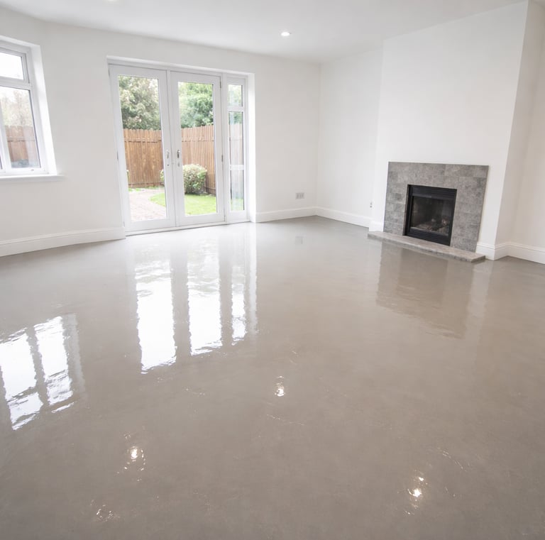 self leveling floor latex.