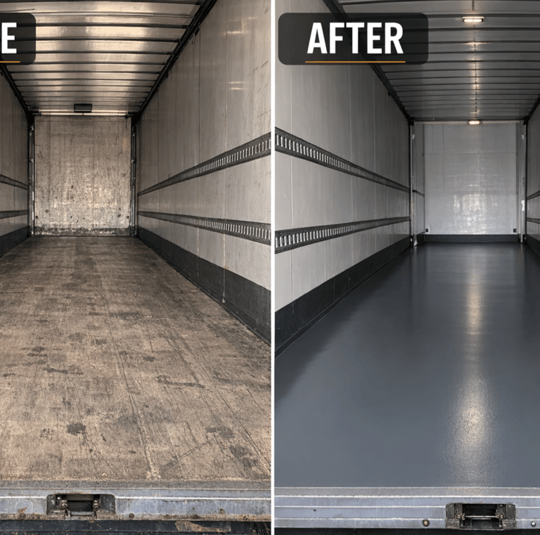 Trailer restoration floor