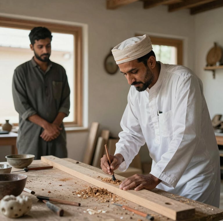 A painter adding final touches to a colorful mural on a city wall.