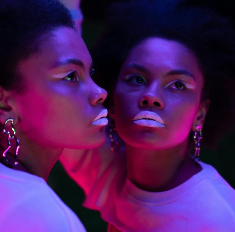 coiffure femme réalisée à Dakar par Nensba Studio