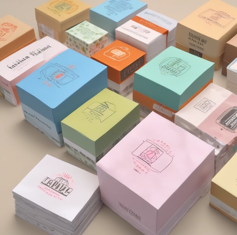 A close-up of the texture of soft tissue paper being gently pulled from the pack.