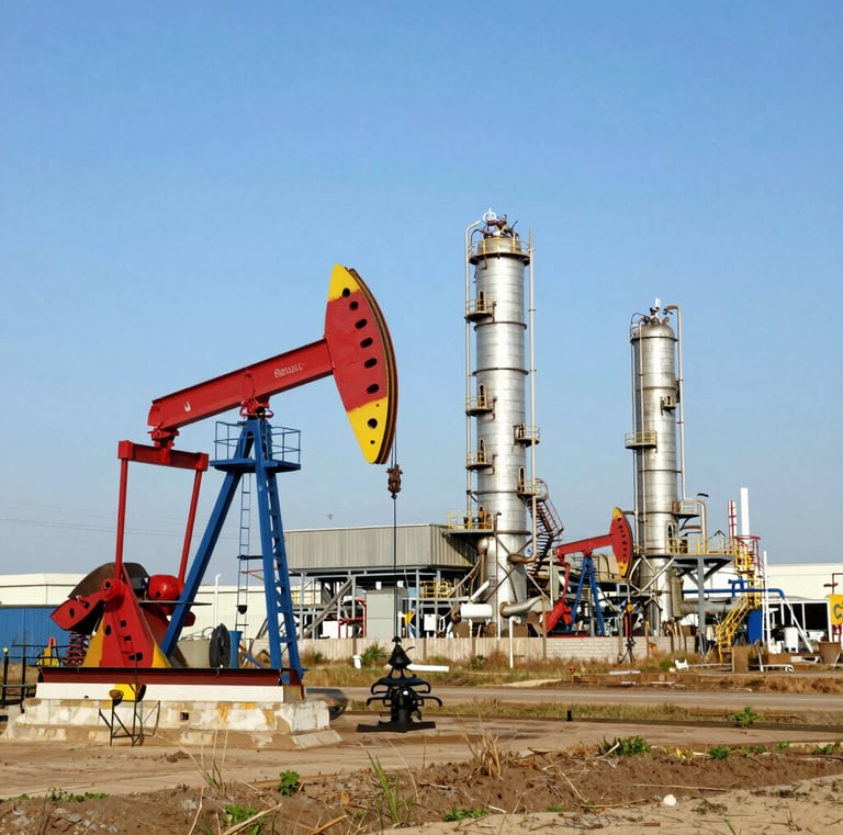 A meeting between royalty owners and consultants reviewing real estate documents.