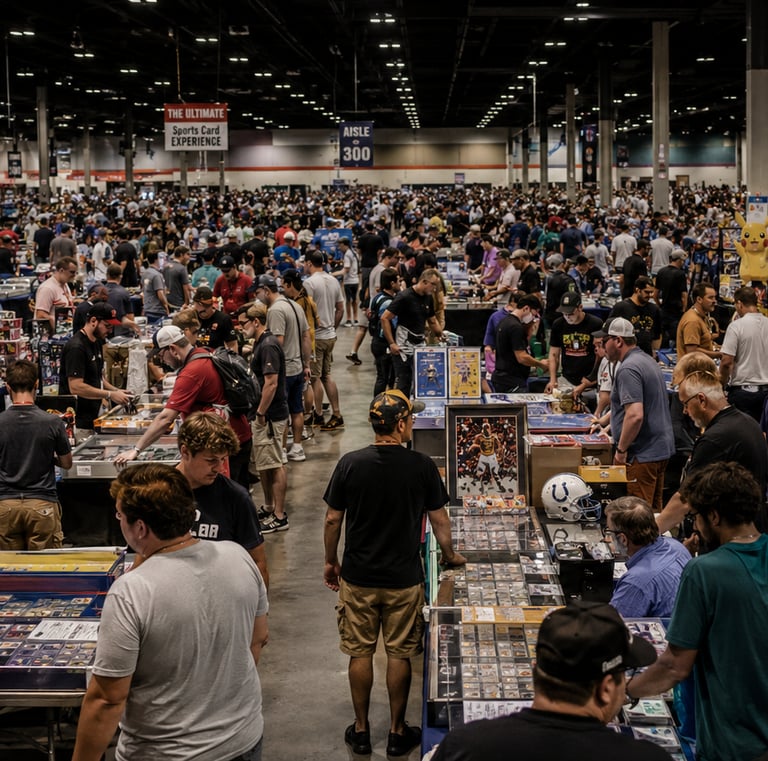 Gulf South Card Show - Huge Turnout
