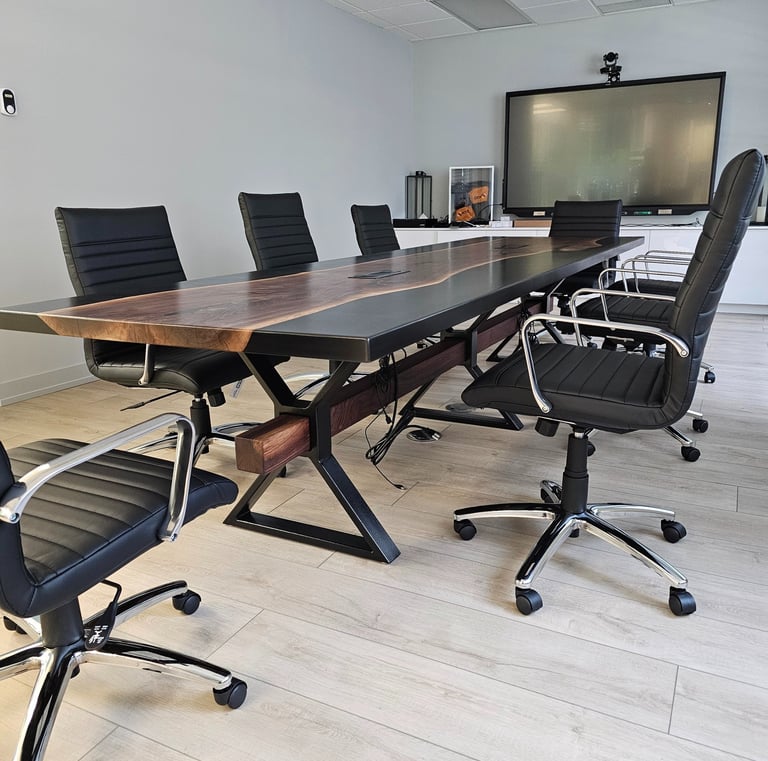 12 Foot Conference Table for Corporate Boardrooms