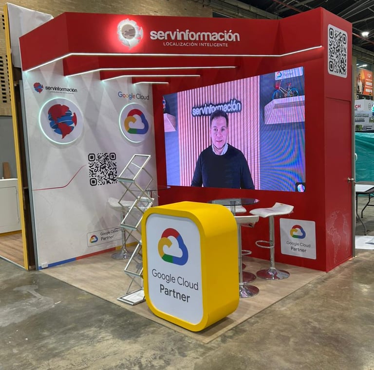 Pantalla LED utilizada en activación de marca en Bogotá