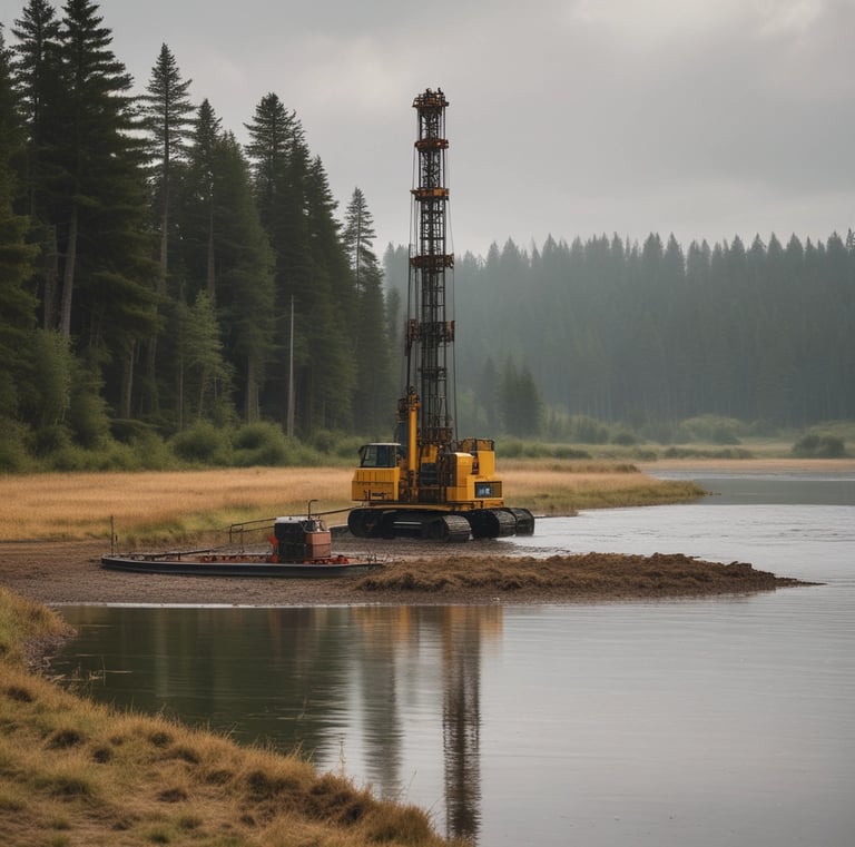 didelio galingumo vandens gręžimo įranga