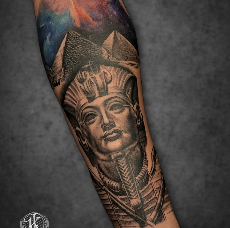 High-quality tattoo artwork in a hygienic professional tattoo studio