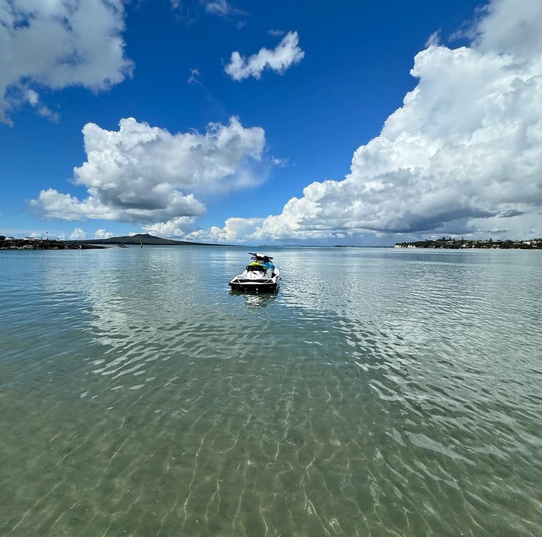 SEADOO GTI 130 RENTAL IN THE WATER IN AUCKLAND