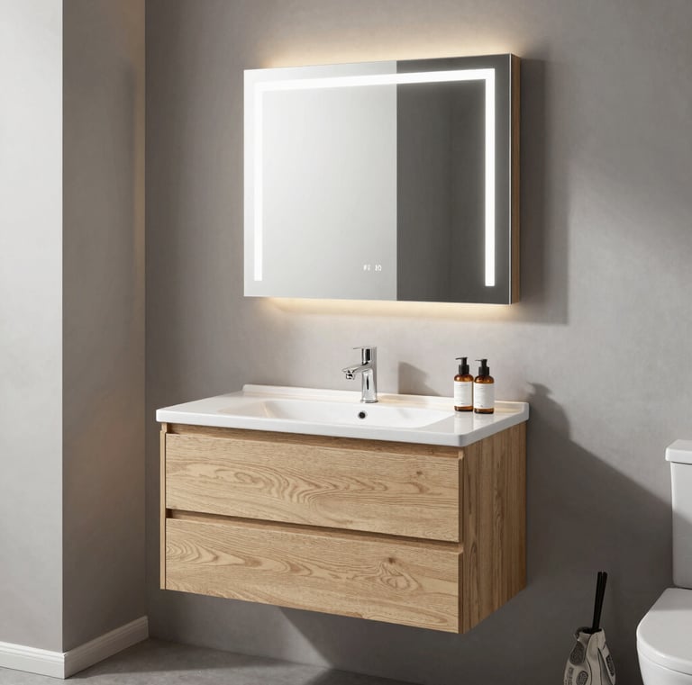 Bathroom corner featuring a frameless shower screen and towel rack.