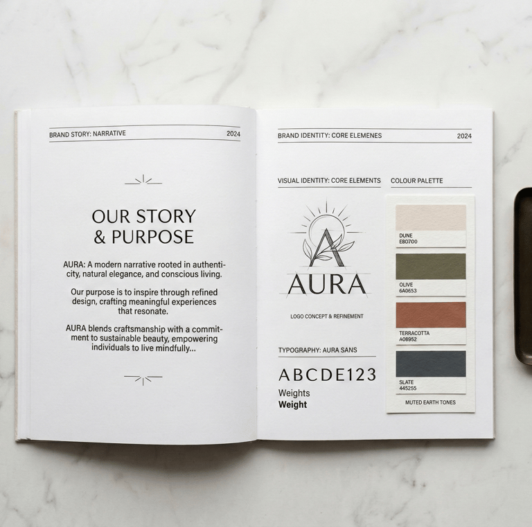 Aura - Actual Client work of Brand narrative document
