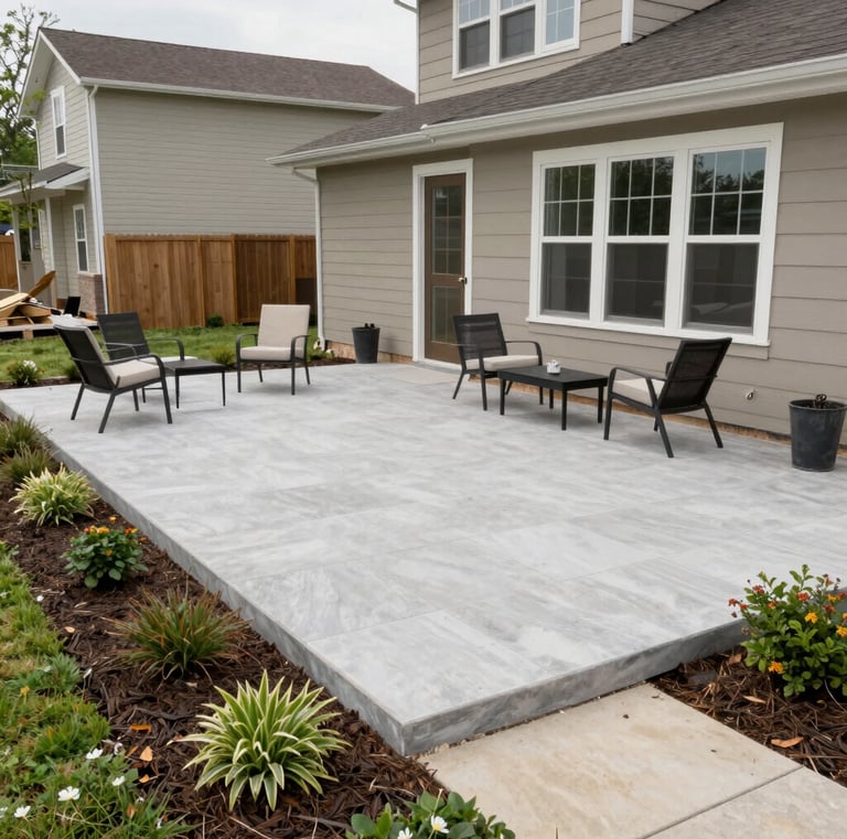 A sturdy retaining wall made of natural stone with vibrant flower beds on top.