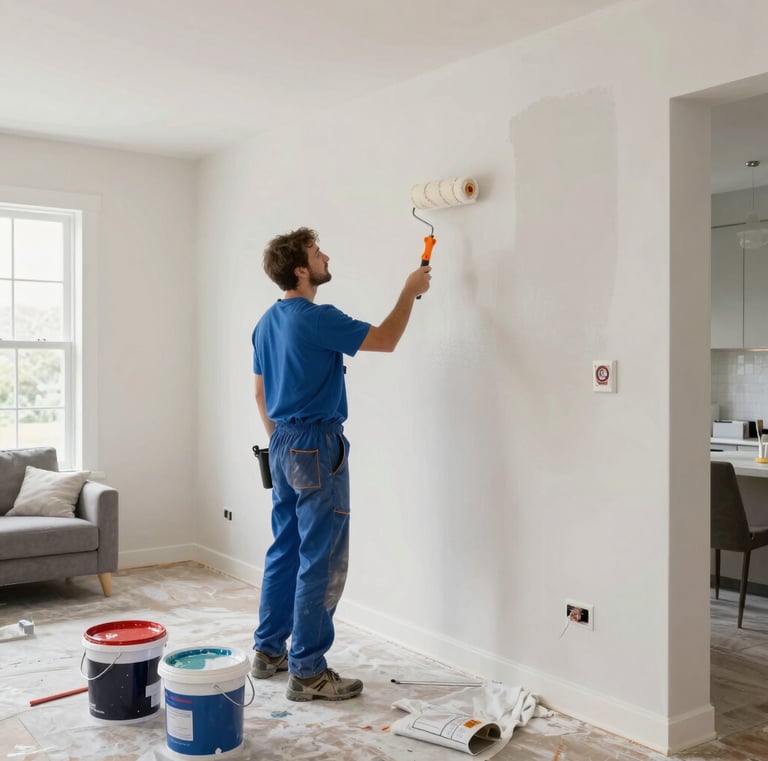 A winding stone walkway bordered by lush greenery leading to a home's entrance.